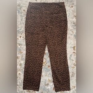 Belle by Kim Gravel Leopard Pull On Jegging/Jeans